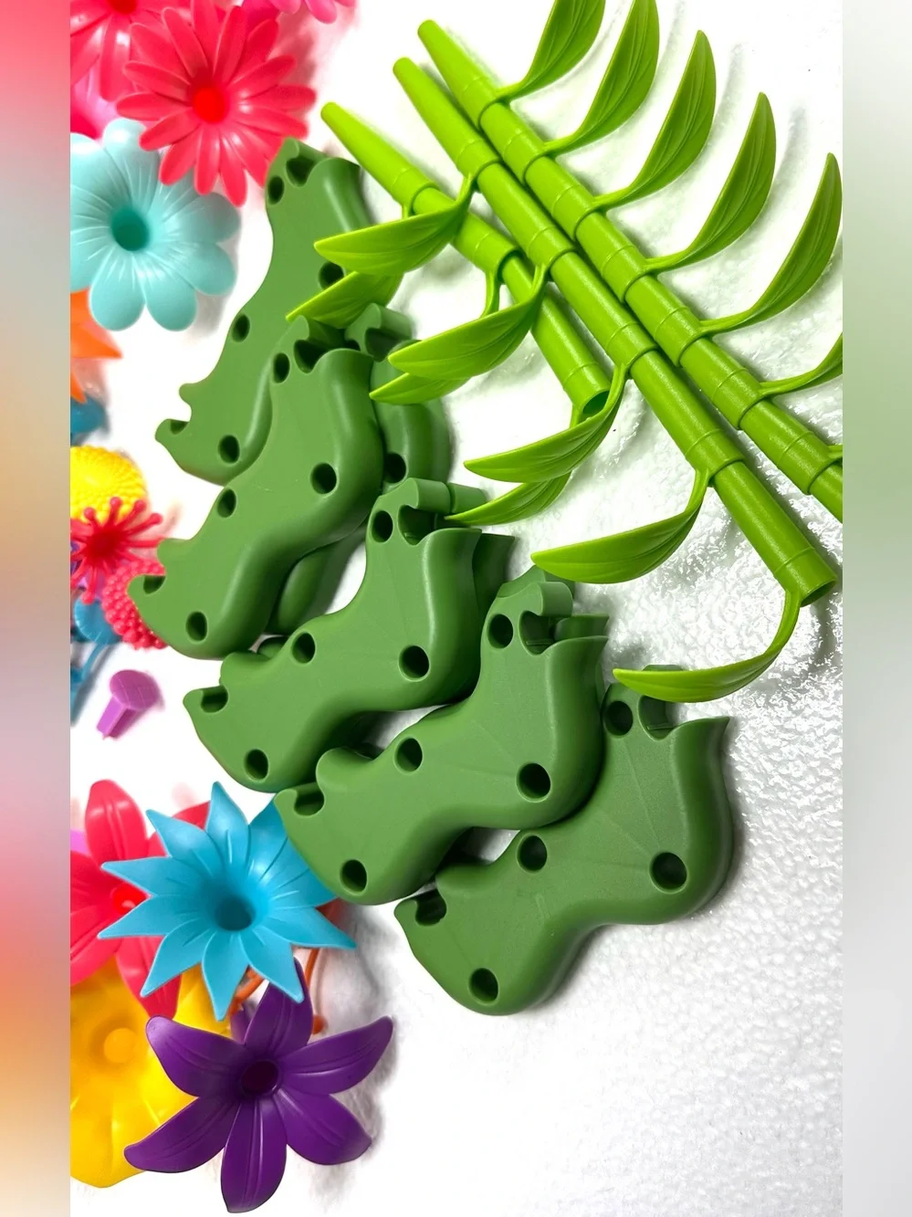 Montessori Flower Stacking Gardening Puzzle